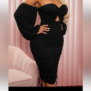 Shein- Off the shoulder dress